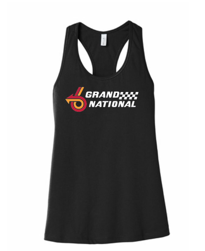 Ladies Grand National V Neck Racer-Back Tank Top Shirt